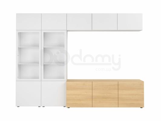 Комплект для телевізора BRW MODAI TV/300/60W білий/дуб польский, фото 1