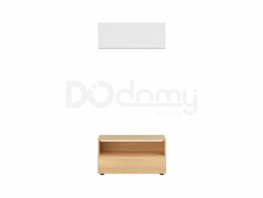 Комплект для телевізора BRW MODAI TV/80/40 білий/дуб польский, фото 1