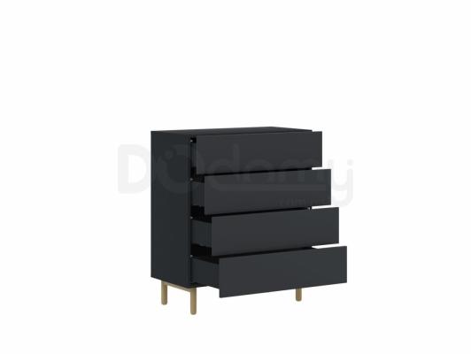 Комод BRW MOKO KOM4S/10/8 Черный, фото 2