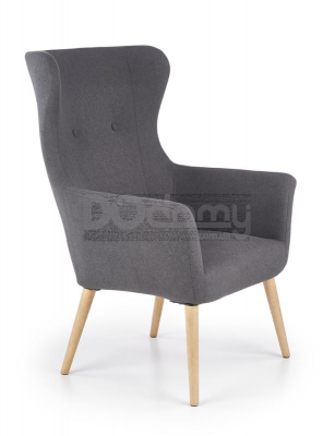 Кресло HALMAR COTTO Темно-серый, фото 1