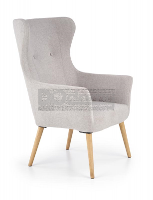 Крісло HALMAR COTTO Світло-сірий, фото 1