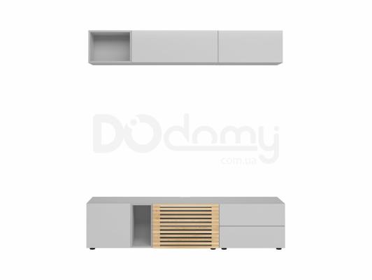 Комплект для телевізора BRW MOKO MOKO_3 Сірий /дуб польский, фото 1