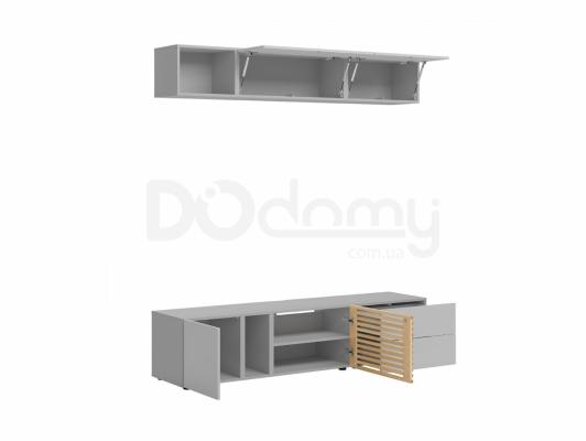 Комплект для телевізора BRW MOKO MOKO_3 Сірий /дуб польский, фото 2