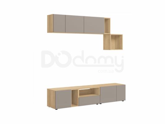 Комплект для телевизора BRW MOKO MOKO_4 Серый конго/Дуб польский, фото 2