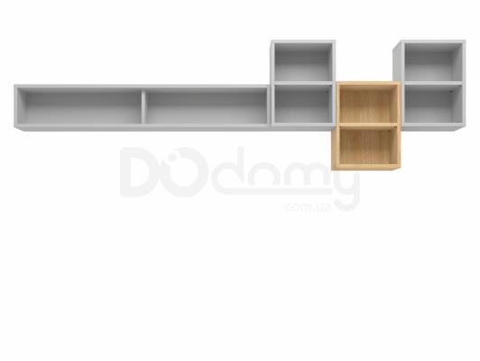 Комплект BRW шкафчиков MOKO MOKO_7 Серый конго/Дуб польский, фото 1