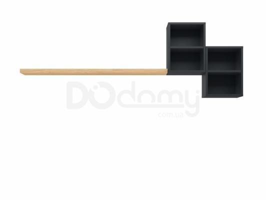 Комплект BRW шкафчиков MOKO MOKO_8 Черный/Дуб польский, фото 1