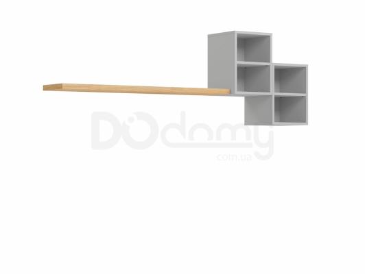 Комплект шафок BRW MOKO MOKO_8 Сірий/дуб польский, фото 2