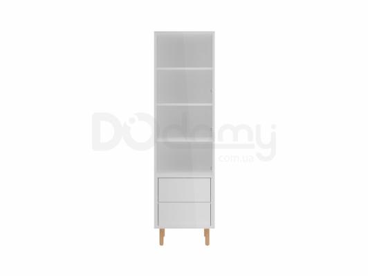 Шафа вітрина BRW MOKO REG1W2S/18/5 Сірий, фото 1