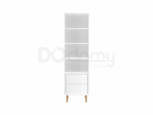 Шкаф витрина BRW MOKO REG1W2S/18/5 Белый, фото 1