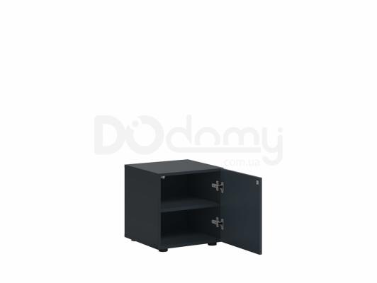 Тумба под телевизор BRW MOKO RTV1D/4/4 Черный, фото 2