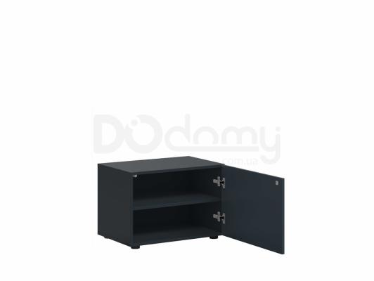 Тумба під телевізор BRW MOKO RTV1D/4/6 чорний, фото 2
