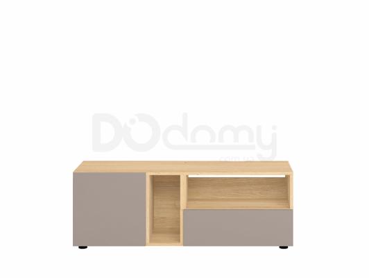 Тумба под телевизор BRW MOKO RTV1D1S/4/12 Серый конго/Дуб польский, фото 1