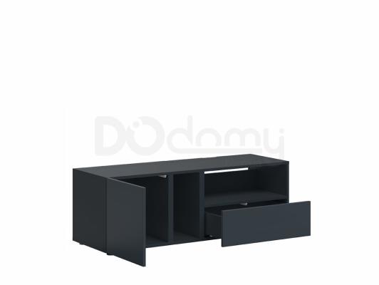 Тумба под телевизор BRW MOKO RTV1D1S/4/12 Черный, фото 2