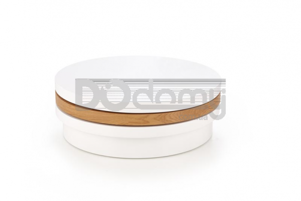 Журнальный стол HALMAR MICHELLE Белый / Дуб золотой, фото 1