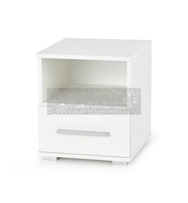 Прикроватна тумба HALMAR LIMA SN-1 белая, фото 1