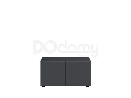 Тумба под телевизор BRW MOKO RTV2D/4/8 Черный, фото 1