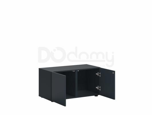 Тумба под телевизор BRW MOKO RTV2D/4/8 Черный, фото 2