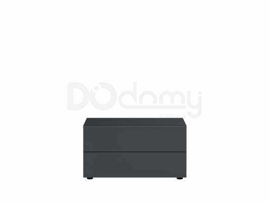 Тумба под телевизор BRW MOKO RTV2DSC2S/14/12 Черный, фото 1