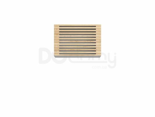 Шкафчик BRW MOKO SFW1DSC/4/6 Серый/Дуб польский, фото 1