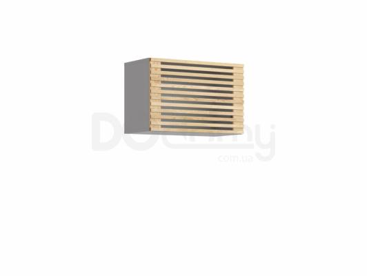 Шкафчик BRW MOKO SFW1DSC/4/6 Серый/Дуб польский, фото 2