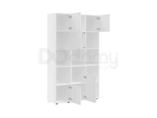 Книжкова шафа BRW MITODA_1-AN/RAL9016 білий, фото 2