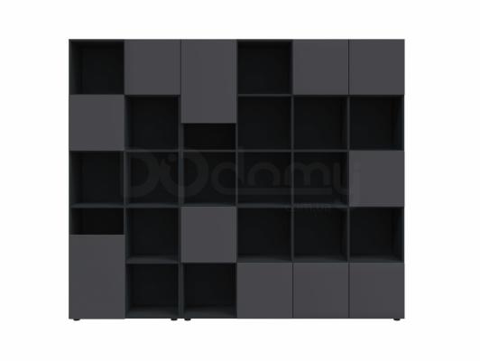 Книжкова шафа BRW MITODA_3-AN/RAL7016 чорний, фото 1