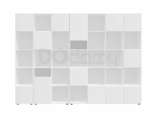 Книжный шкаф BRW MITODA_4-BIM/RAL9016 Белый, фото 1