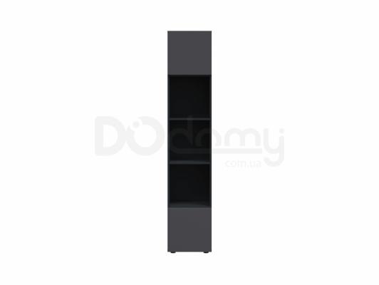 Книжный шкаф BRW MITODA REG2D/20/4-AN/RAL7016 Черный, фото 1