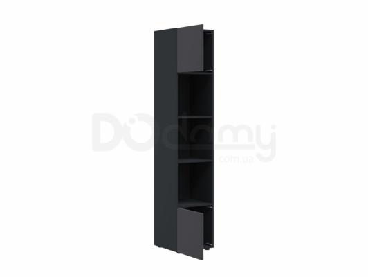 Книжный шкаф BRW MITODA REG2D/20/4-AN/RAL7016 Черный, фото 2