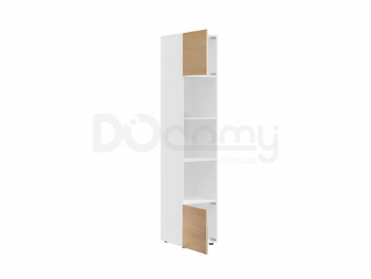 Книжкова шафа BRW MITODA REG2D/20/4-BIM/DANA білий/дуб польский, фото 2