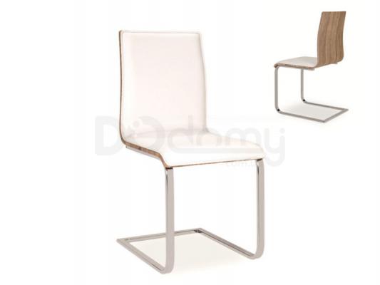 Крісло SIGNAL H-690 білий/дуб сонома, фото 1