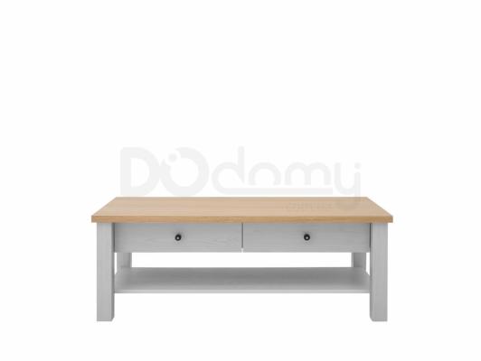 Журнальний столик BRW AMSTERDAM LAW2S/4/12 Сібіу сірий/дуб натуральний, фото 1