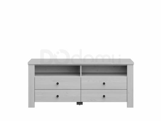 Тумба під телевізор BRW AMSTERDAM RTV4S/6/14 Сібіу сірий, фото 1