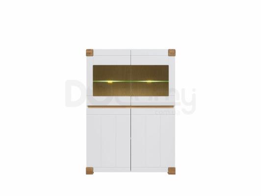 Шкаф витрина BRW ARENDAL REG2D2W/101, фото 1