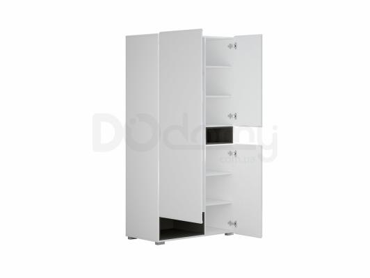 Шафа BRW POSSI AIR SZF3D/20/10_L білий/Волфрам, фото 2