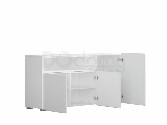 Комод BRW POSSI AIR SFW3D/8/15 білий, фото 2