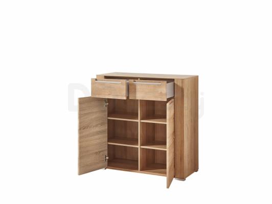 Комод BRW DINARO II KOM2D2S/10/10_B Дуб ривьера, фото 2