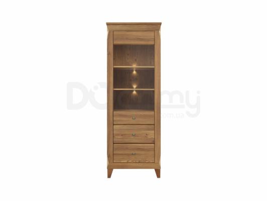 Шкаф витрина BRW BERGEN REG1W2S, фото 1