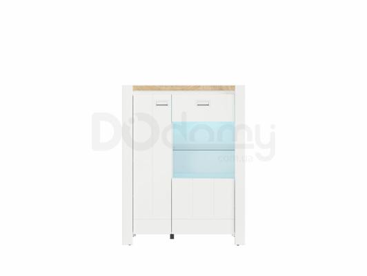 Шкаф витрина BRW DREVISO REG1D1W/95/123, фото 1