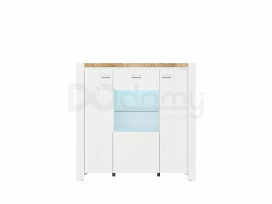 Шафа вітрина BRW DREVISO REG2D1W/125/123, фото 1