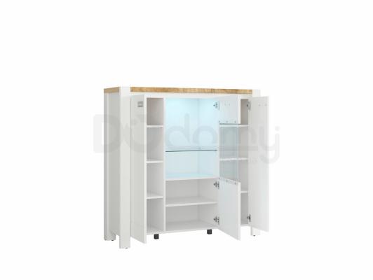 Шафа вітрина BRW DREVISO REG2D1W/125/123, фото 2