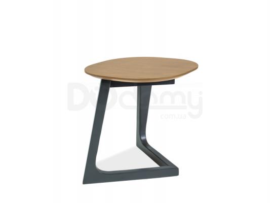 Журнальний стіл SIGNAL Bianka B дуб/Графіт, фото 1