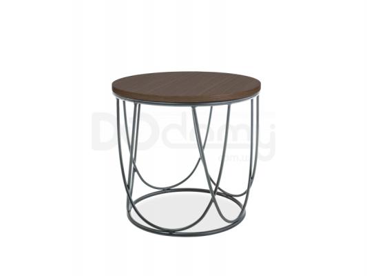 Журнальний стіл SIGNAL Sepia II Горіх/чорний, фото 1