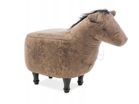 Пуф SIGNAL Konrad коник Коричневий, фото 1