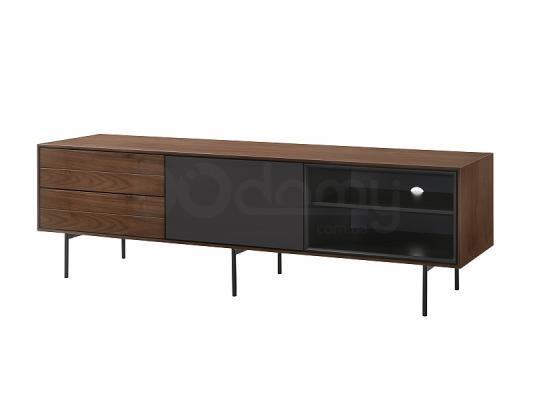 Тумба SIGNAL під телевізор Sion TV Горіх/чорний, фото 1