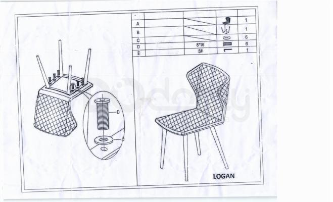 Крісло SIGNAL Logan сірий, фото 2