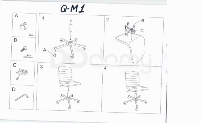 Офісний стілець SIGNAL Q-M1, фото 2