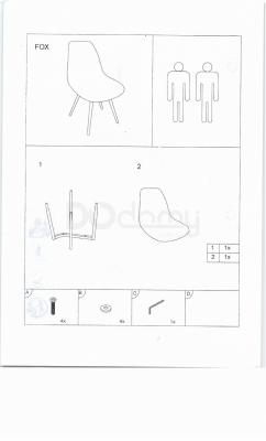 Стул Signal Fox серый, фото 3