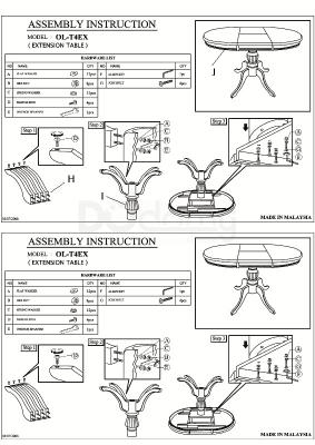 Стол Signal OLIVIA Белый, фото 2
