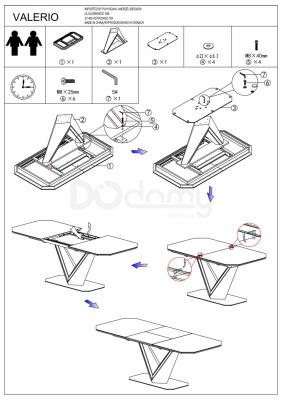 Стіл SIGNAL Valerio ceramic, фото 2